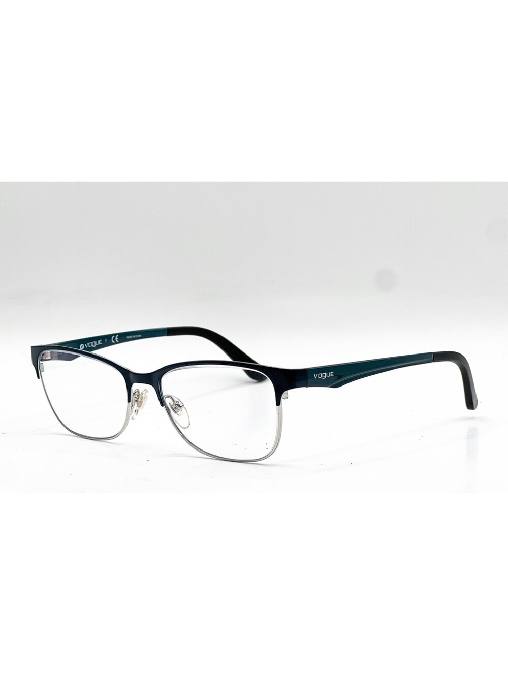 Vogue Eyewear Vo 3940 5068 Top Dark Green/Silver Authentic Eyeglasses 52-16-140